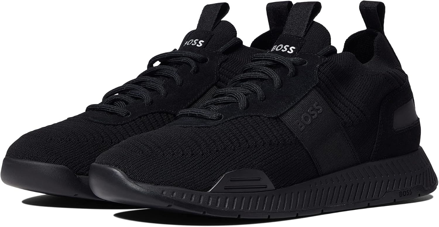 image:imageBOSS Mens Mesh Mix Running SneakersBlack Oil