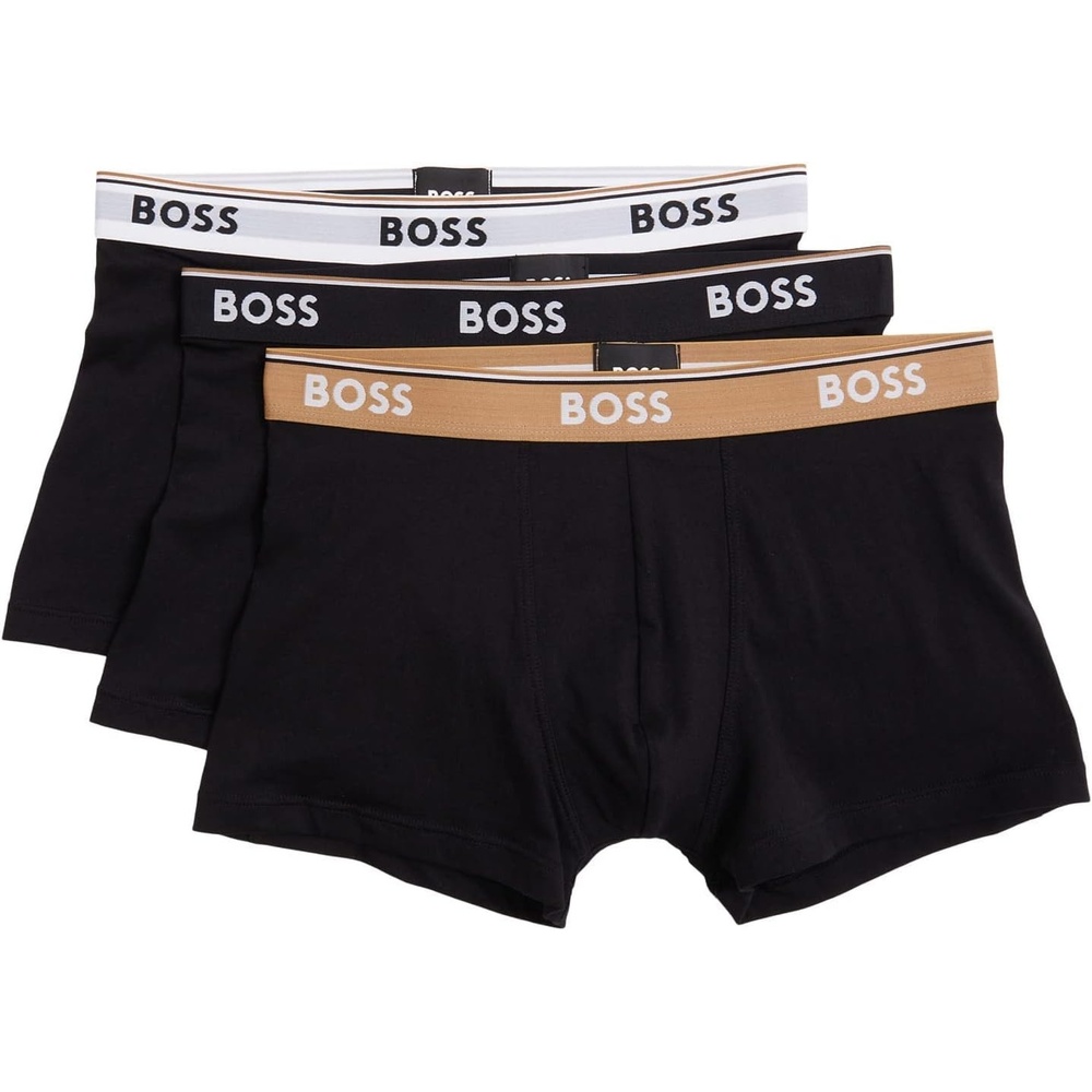 image:imageBOSS 3Pack Power TrunksDark BlackMedium Copper Dark BlackDark Black Dark BlackFrost White