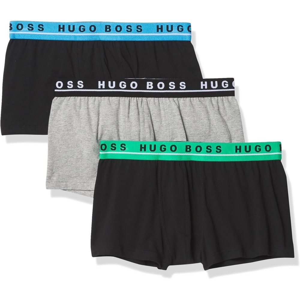 image:imageBOSS 3Pack Power TrunksRaven BlackFog GreyRaven Black
