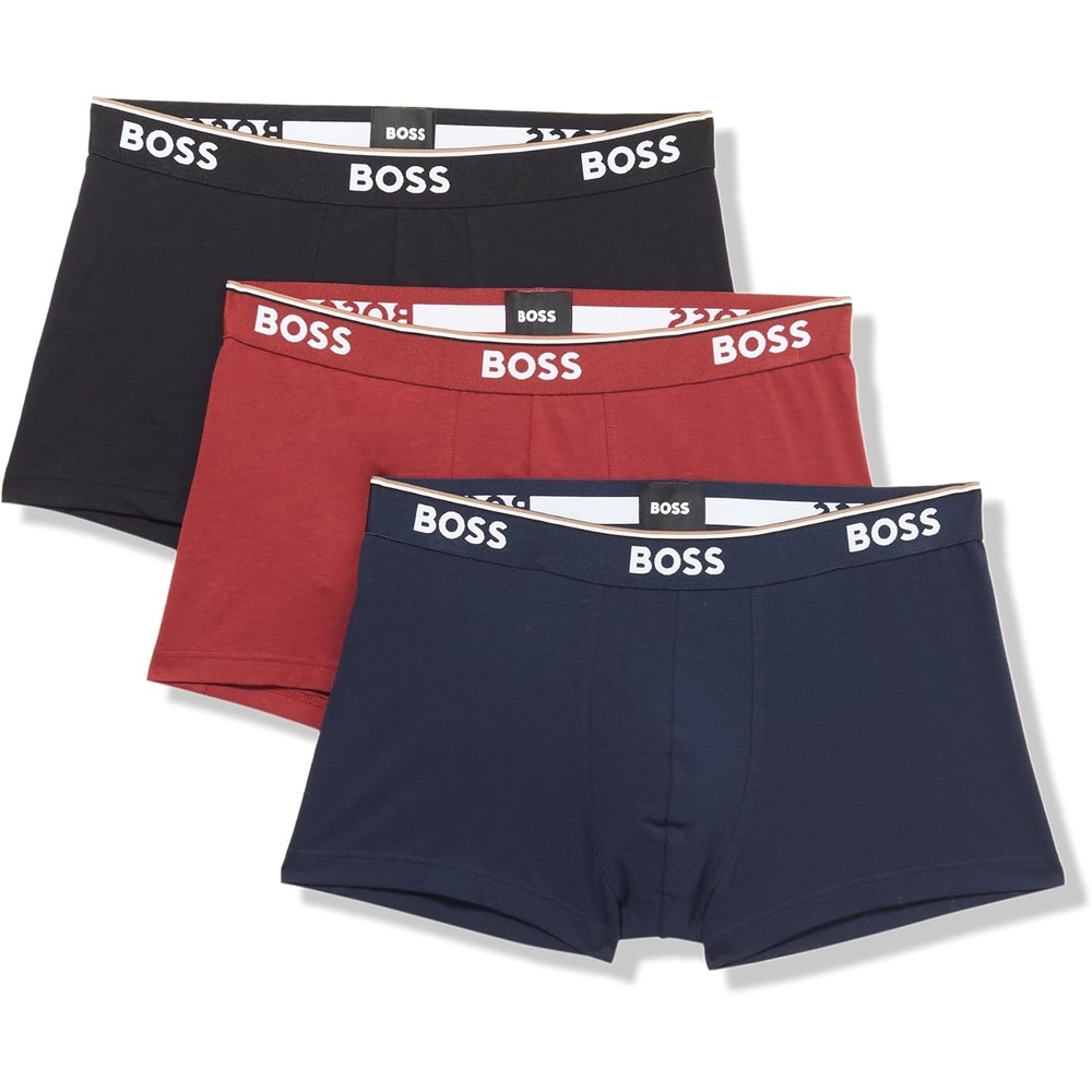 image:imageBOSS 3Pack Power TrunksRusset BrownNavyBlack