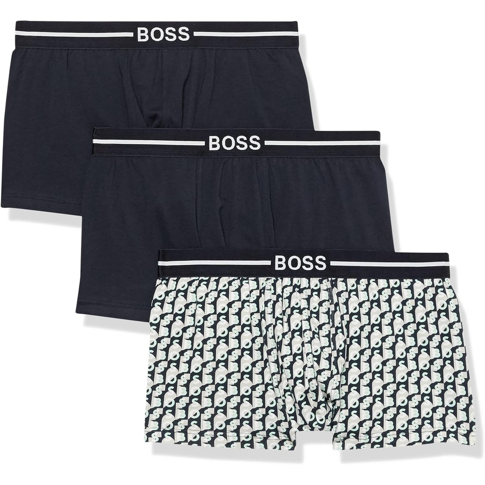 image:imageBOSS 3Pack Power TrunksStark NavySonoran Sky LogoStark Navy