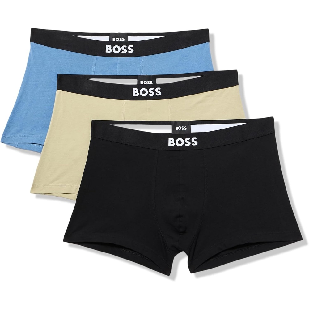 image:imageBOSS Mens 3pack Logo Icon TrunksMorning Breeze
