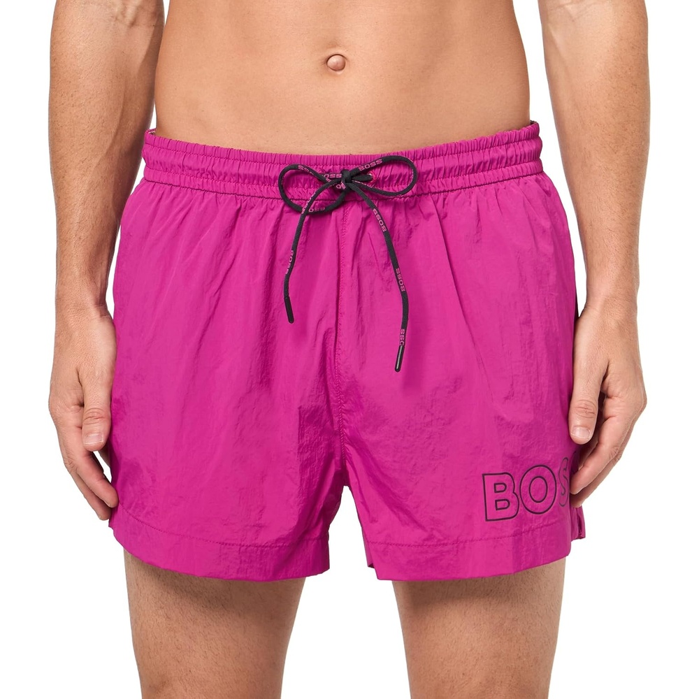 image:imageBOSS Mens Big Logo Swim TrunkPink Malaya