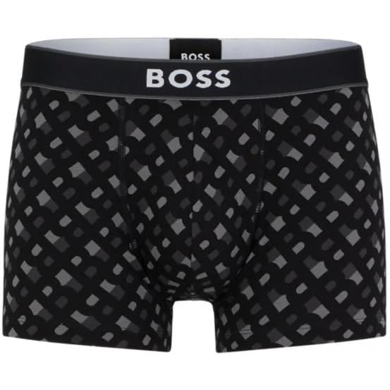 image:imageBOSS Mens Bold Logo Patterned TrunkBlack Widow