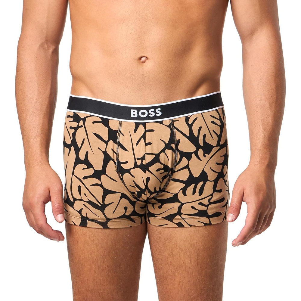 image:imageBOSS Mens Bold Logo Patterned TrunkCamel Floral