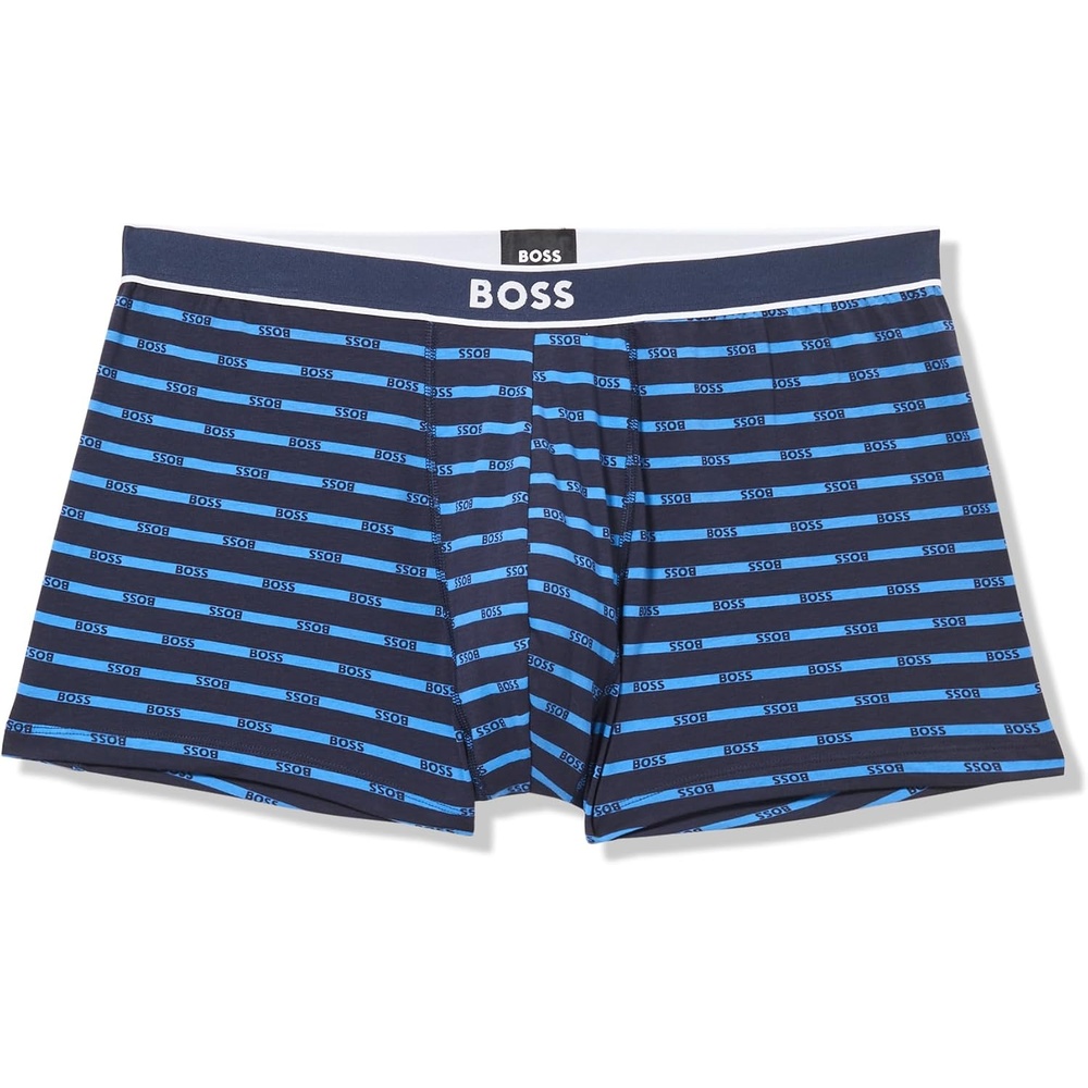 image:imageBOSS Mens Bold Logo Patterned TrunkPitstop Blue