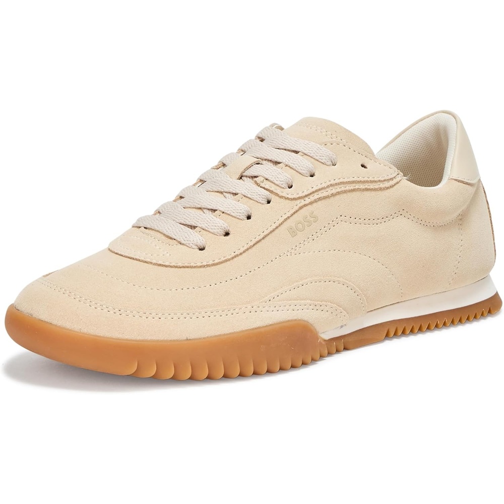 image:imageBOSS Mens Careton Low Profile Suede SneakersSand Dunes