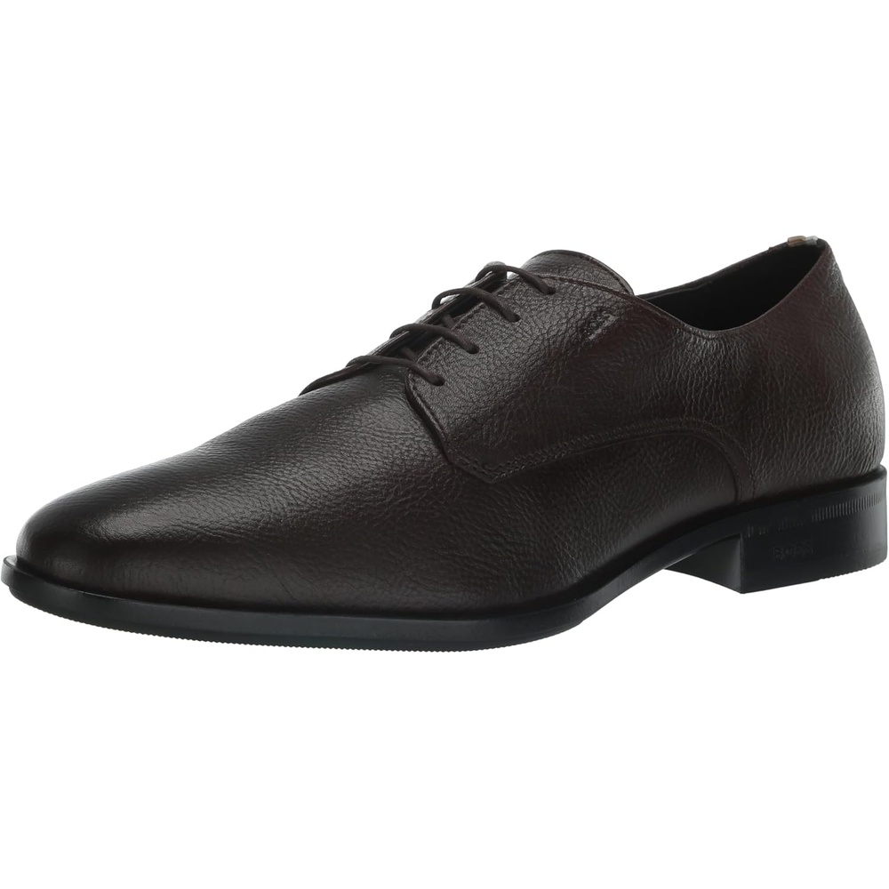 image:imageBOSS Mens Colby Grain Leather Derby ShoeDark Oak