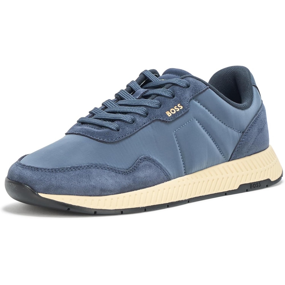 image:imageBOSS Mens Essential Low Profile SneakerBlue Marine