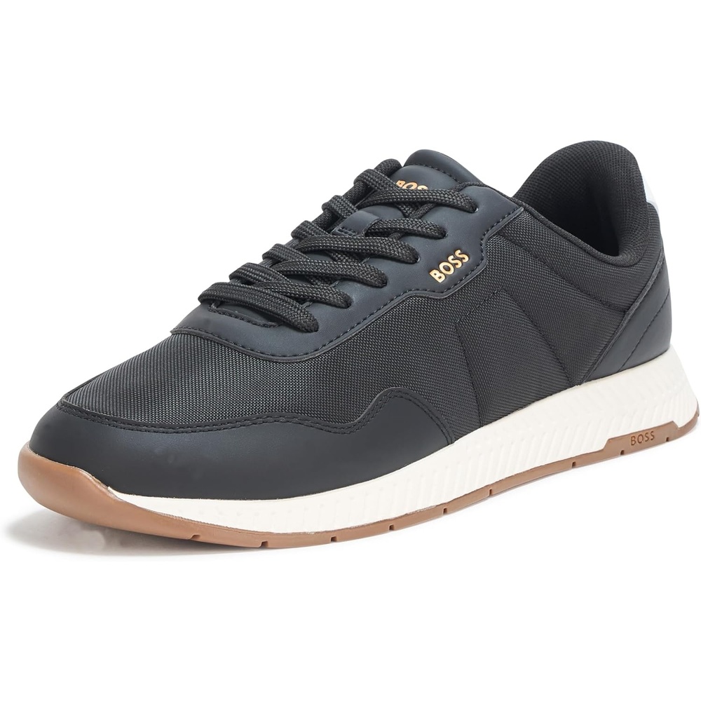 image:imageBOSS Mens Essential Low Profile SneakerCastlerock Black