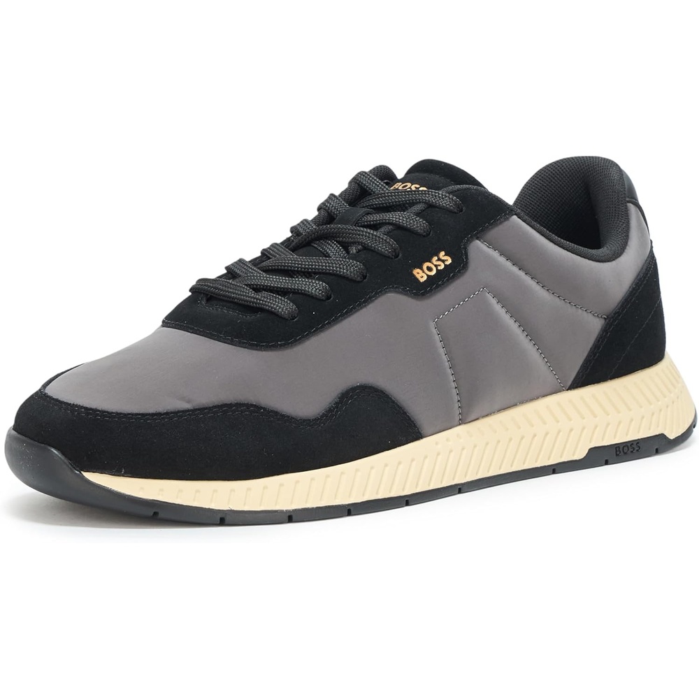 image:imageBOSS Mens Essential Low Profile SneakerCharcoalBlack