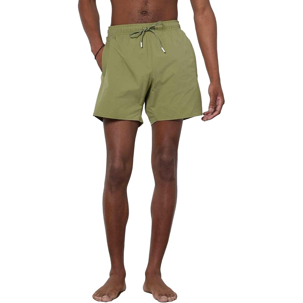 image:imageBOSS Mens Iconic Stripe Swim Trunks311 Medium Green