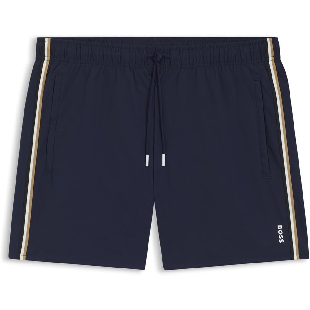 image:imageBOSS Mens Iconic Stripe Swim TrunksNavy413