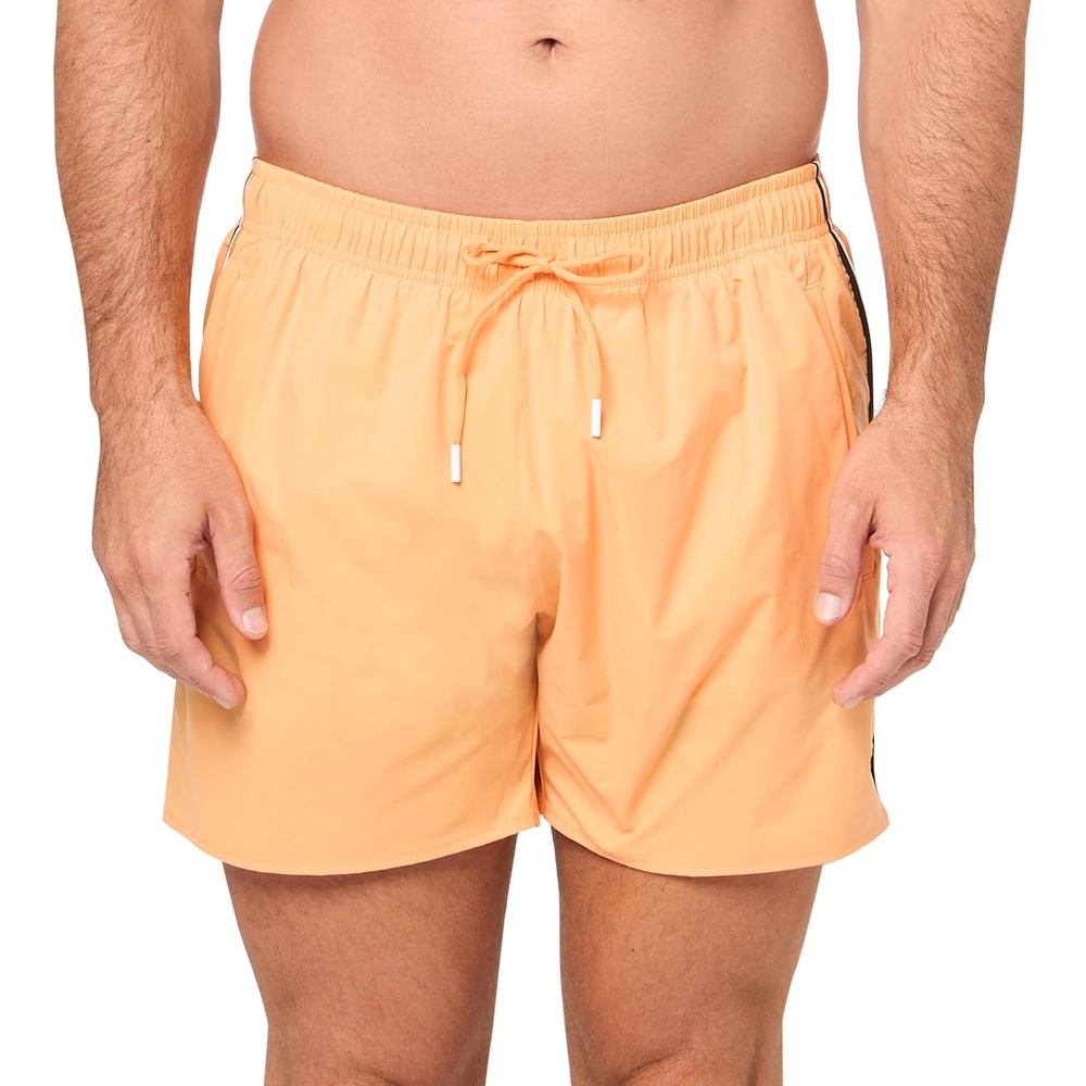 image:imageBOSS Mens Iconic Stripe Swim TrunksPeach Pitt