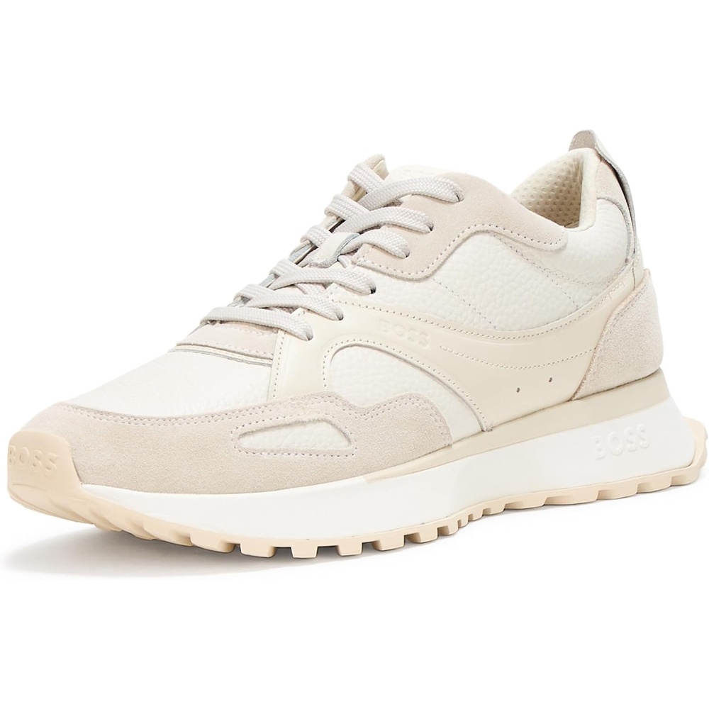 image:imageBOSS Mens Jonah Suede Detail Lace Up SneakersSand Dunes