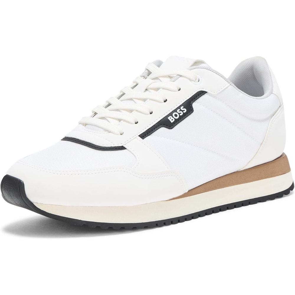 image:imageBOSS Mens Kai Retro Low Profile SneakersWhite Oak