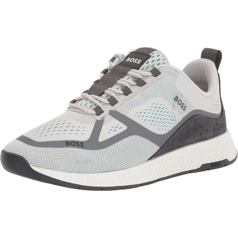 image:imageBOSS Mens Mesh Mix Running SneakersCharcoal