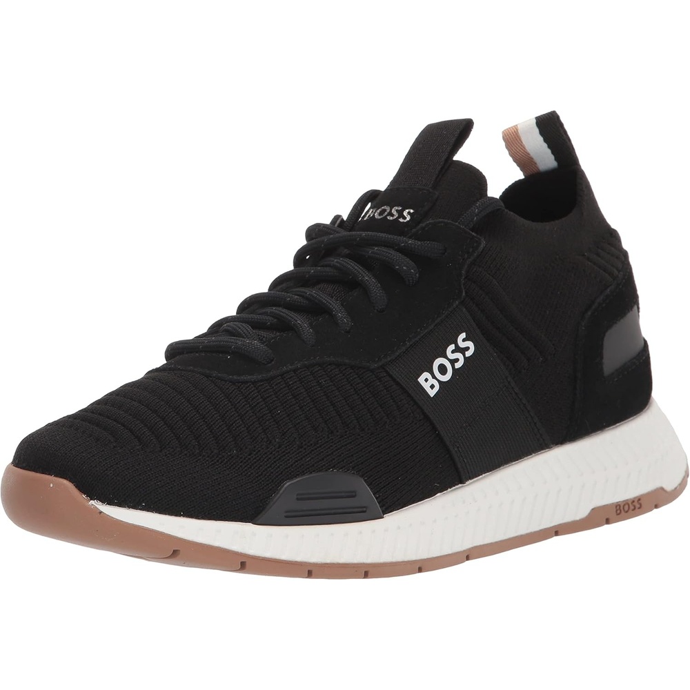image:imageBOSS Mens Mesh Mix Running SneakersDark Charcoal