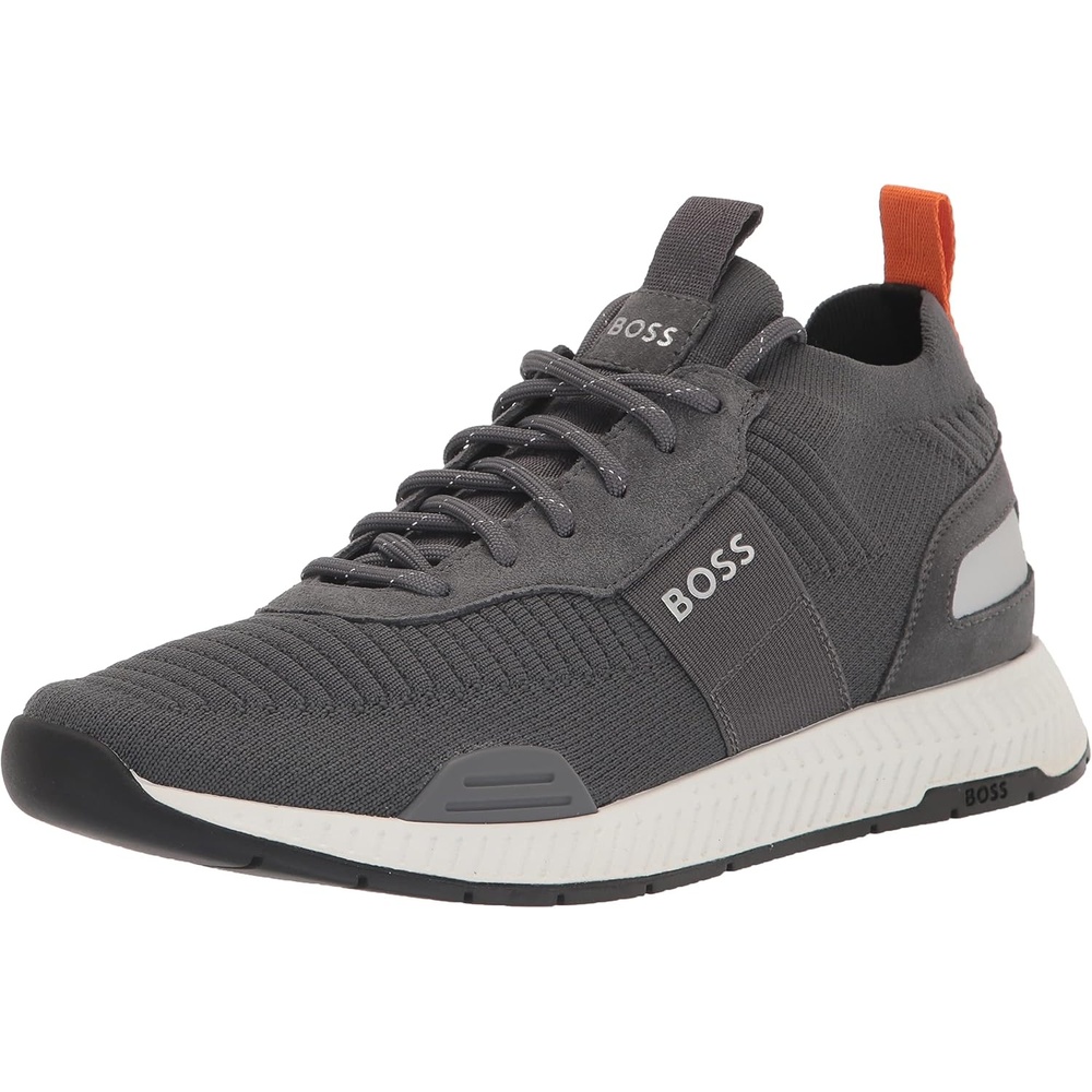 image:imageBOSS Mens Mesh Mix Running SneakersThunder Cloud Grey
