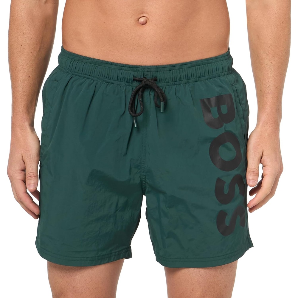 image:imageBOSS Mens Octopus Swim TrunkPine Tree Green