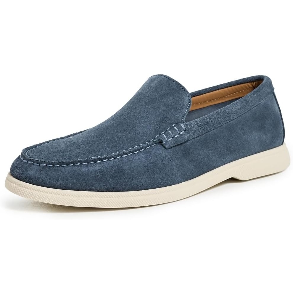 image:imageBOSS Mens Sienne Suede LoafersLight Blue