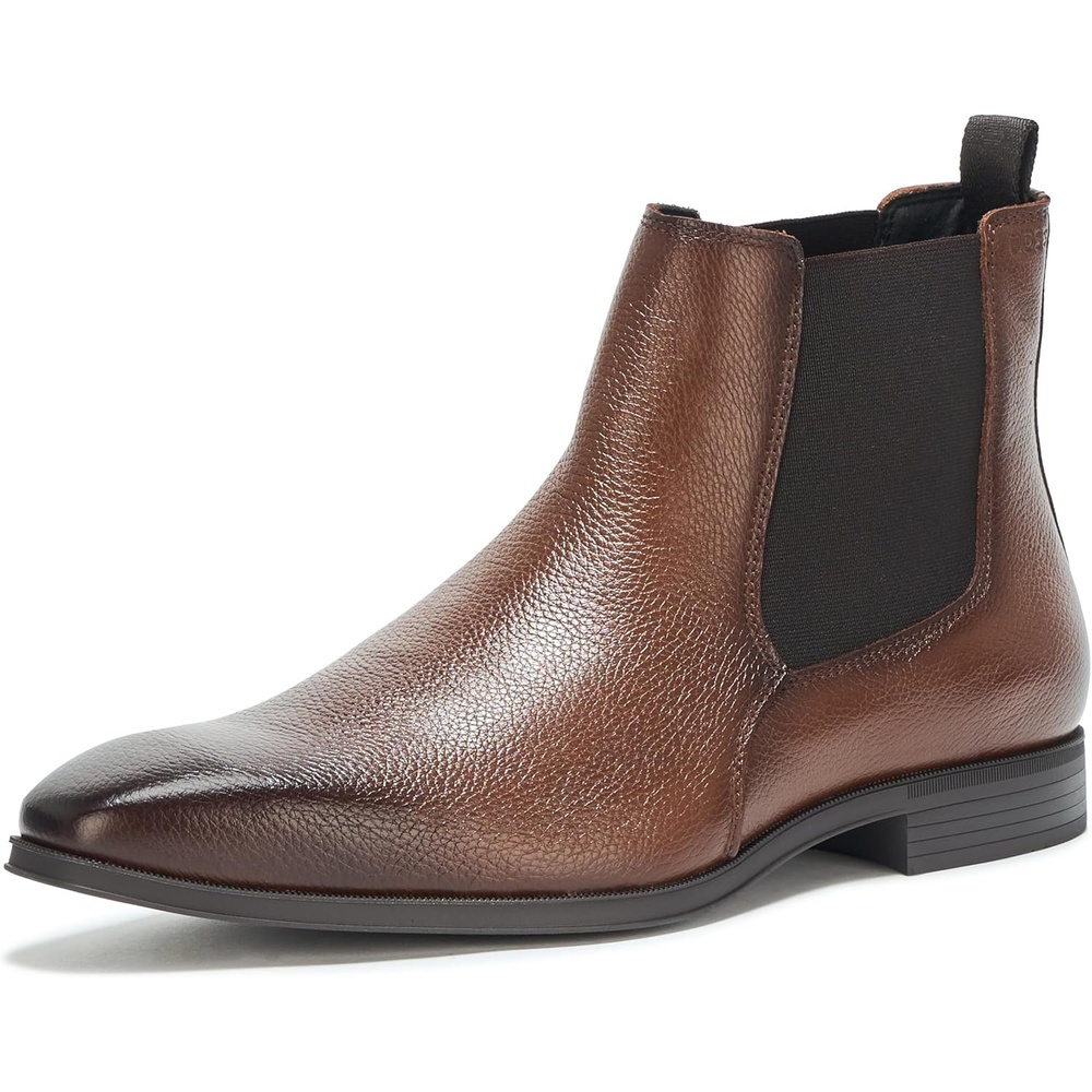 image:imageBOSS Mens Theon Leather Chelsea BootDark Chestnut