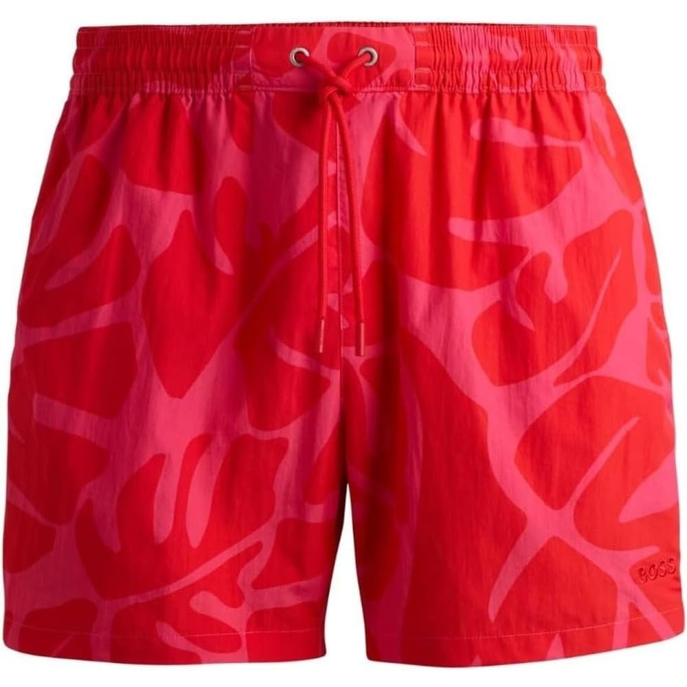 image:imageBOSS Mens Tonal Print Swim TrunksPink Punch Floral