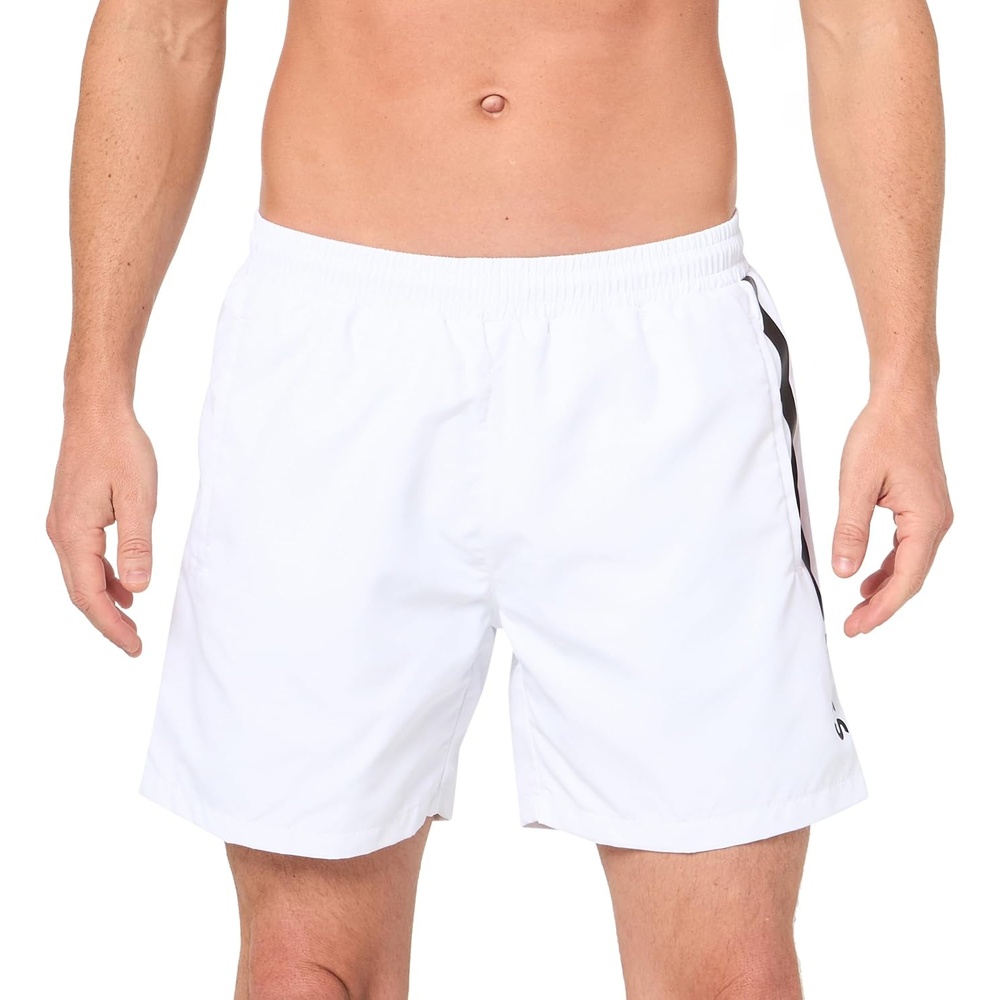 image:imageBOSS Mens Vertical Logo Swim TrunksWhite Cloud