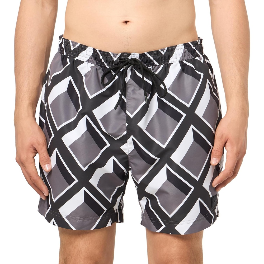 image:imageBOSS Mens Vibe Swim Trunks 5Lava Smoke Lines
