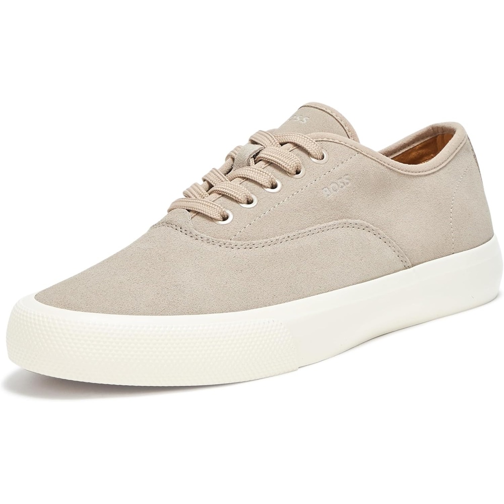 image:imageBOSS Womens Aiden Suede SneakersTaupe Grey