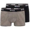 Black/White Stripe/Black