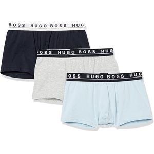 BOSS 3-Pack Power Trunks(Angel Blue/Stark Navy/Melange Shark Grey)