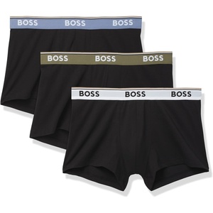 BOSS 3-Pack Power Trunks(Black Currant / White Lychee  Black Currant / Green Spinach  Black Currant / Light Blue Berry)