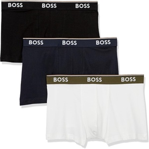 BOSS 3-Pack Power Trunks(White/Night Navy/Black Grease)