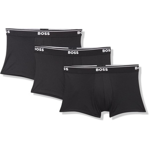 BOSS Men’s 3 Pack Sky Microfiber Trunk(Black)