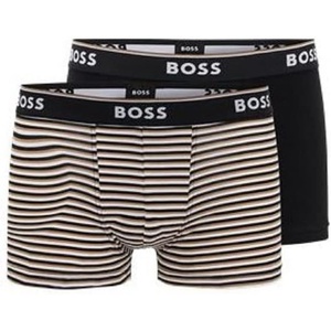 BOSS Men’s 3-pack Multi Design Bold Logo Trunks(Multi Color)