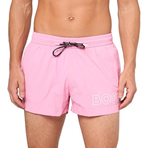 BOSS Men’s Big Logo Swim Trunk(Fresh Watermelon Pink)