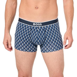 BOSS Men’s Bold Logo Patterned Trunk(Monogram Navy)