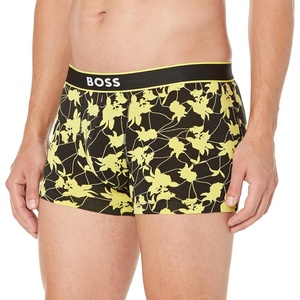 BOSS Men’s Bold Logo Patterned Trunk(Yellow Flowers)