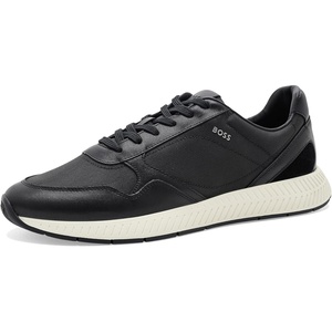 BOSS Mens Essential Low Profile Sneaker(Black Shadow)
