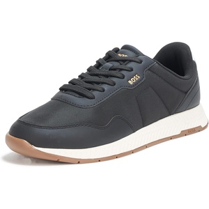 BOSS Mens Essential Low Profile Sneaker(Castlerock Black)
