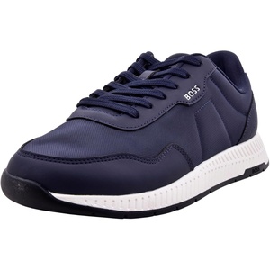 BOSS Mens Essential Low Profile Sneaker(Night Tide)
