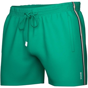 BOSS Men’s Iconic Stripe Swim Trunks(321bright Green)