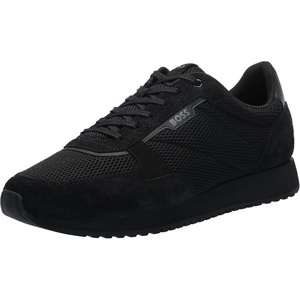 BOSS Men’s Kai Retro Low Profile Sneakers(Black Pepper)