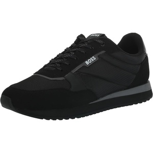 BOSS Men’s Kai Retro Low Profile Sneakers(Black Storm)