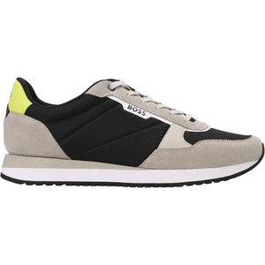 BOSS Men’s Kai Retro Low Profile Sneakers(Charcoal)