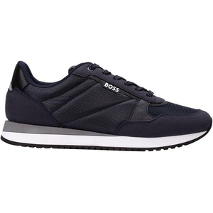 BOSS Men’s Kai Retro Low Profile Sneakers(Darkblue)