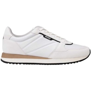BOSS Men’s Kai Retro Low Profile Sneakers(Natural)