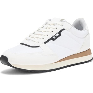 BOSS Men’s Kai Retro Low Profile Sneakers(White Oak)