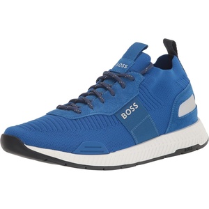 BOSS Men’s Mesh Mix Running Sneakers(Bright Royal Blue)